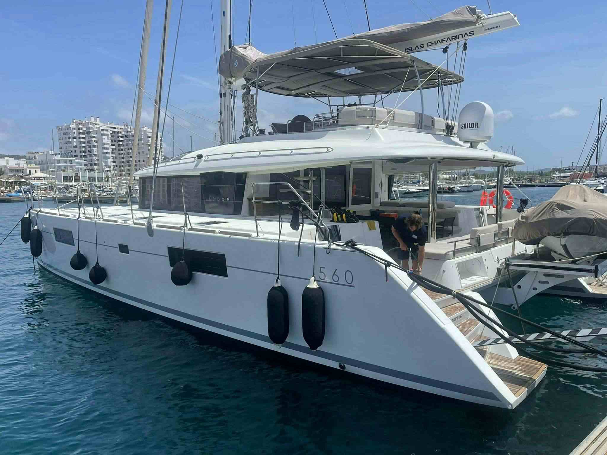LAGOON 560 S2 - Yacht Charter Roses & Boat hire in Balearics & Spain 1